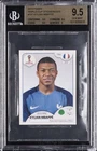 2018 PANINI WORLD CUP STICKERS 670 #197 KYLIAN MBAPPE ROOKIE RC BGS 9.5