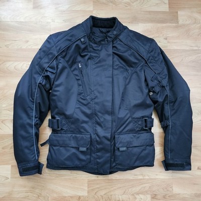 Tour Master Trinity Series 2 Padded Motorcyle Jacket W/ Liner Black Womens Small