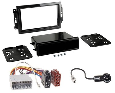 Einbauset Doppel DIN Autoradio für Chrysler PT Cruiser 300C Dodge Jeep Commander