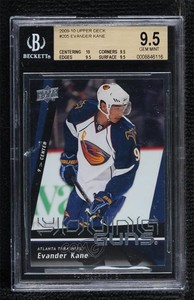 2009-10 Upper Deck Young Guns Evander Kane #205 BGS 9.5 GEM MINT Rookie RC