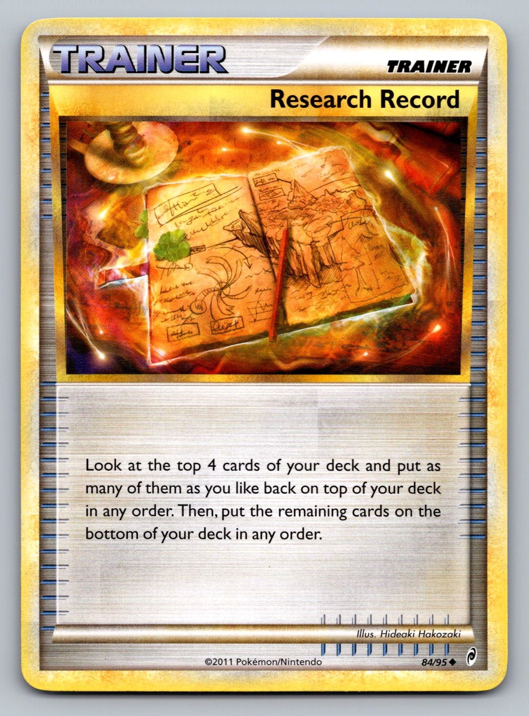Pokemon TCG Call of Legends Research Record 84/95