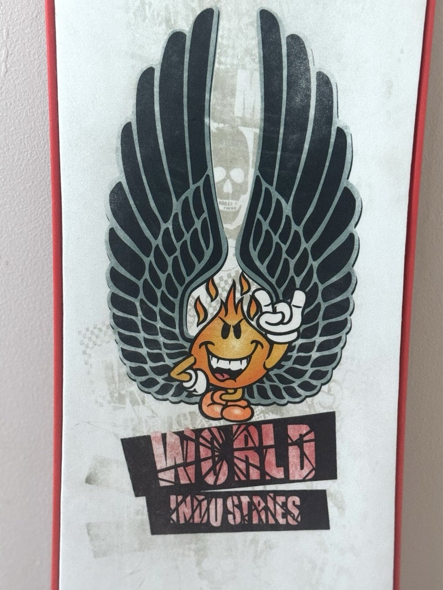 Vintage World Industries Snow Skate Flameboy Deck Snowboard Red