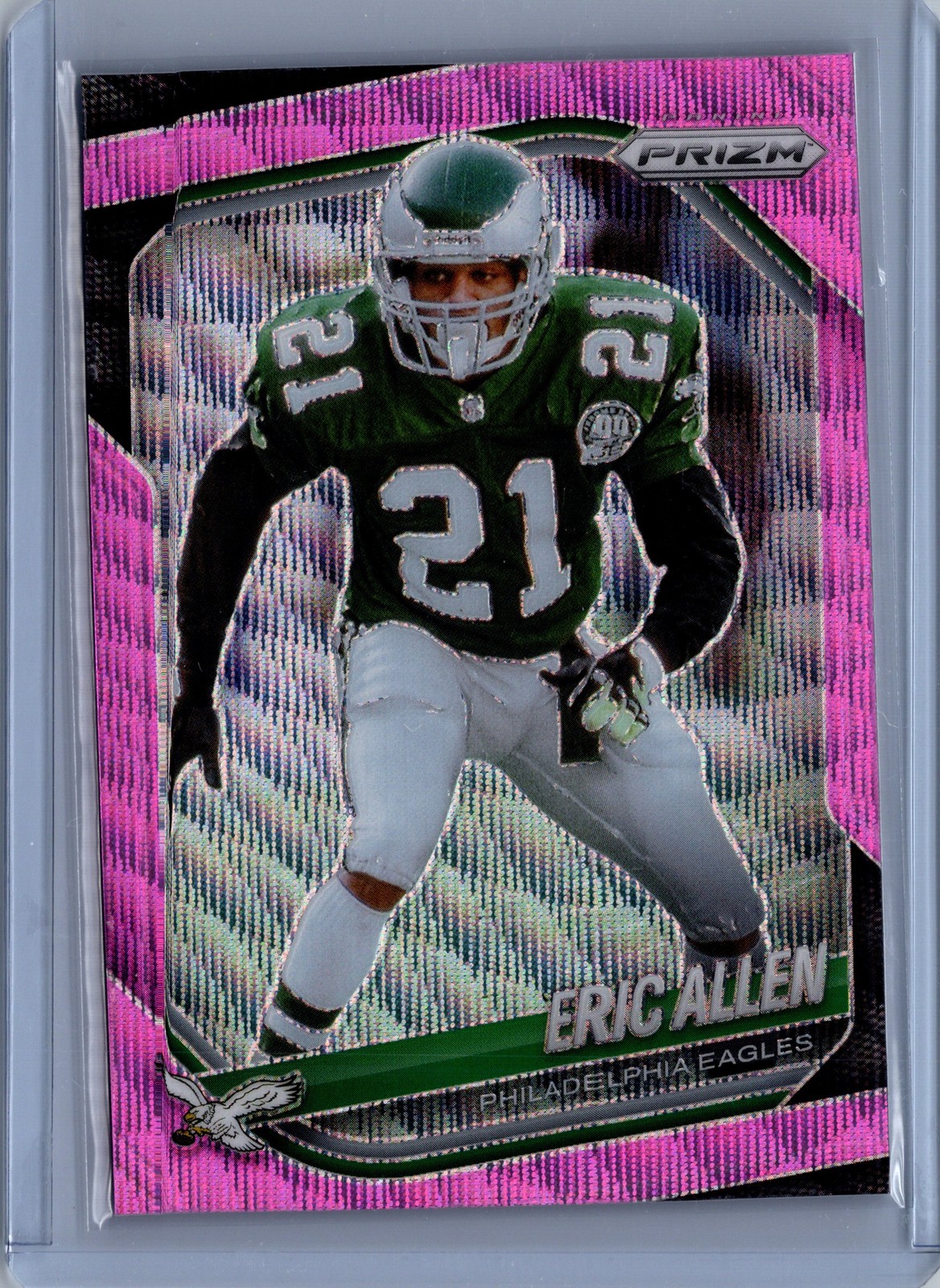 2025 Panini Prizm #17 Eric Allen Pink Wave