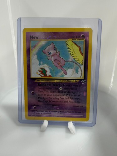 2001 Pokemon Southern Islands Mew 1/18 Reverse Holo Rare WOTC MP