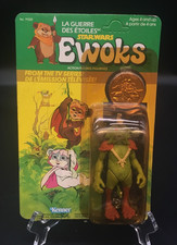 1985 Kenner Canada STAR WARS EWOKS King Gorneesh Action Figure Sealed  2