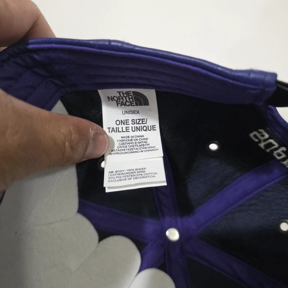 Sombrero de cuero FW18 Supreme X The North Face 6 paneles - azul azteca  Foto 4 de 4