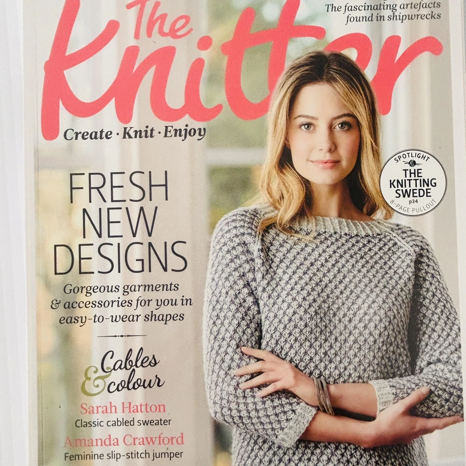 The Knitter Magazine Knitting Pattern Issue 121 The Knitting Swede Extra Pullout - Image 2 of 4