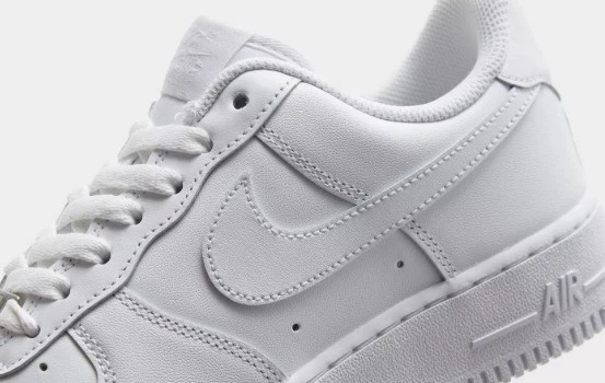 Nike Air Force 1 '07 Sneakers da Uomo - White/White, dal 36 al 47 BLACK FRIDAY - Image 3 of 4