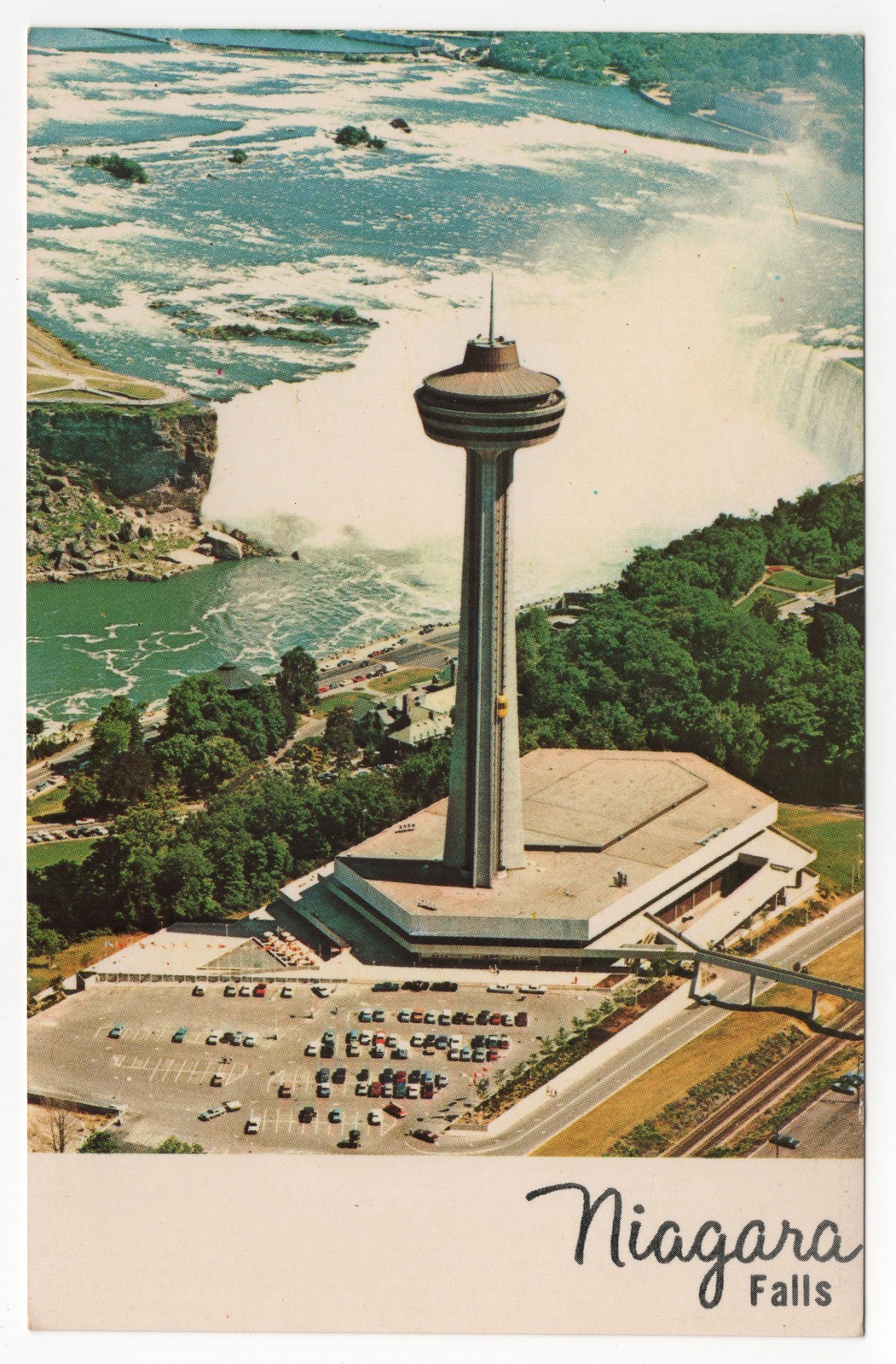 Canada - Niagara Falls - Skylon Tower and Horseshoe Falls - Ontario