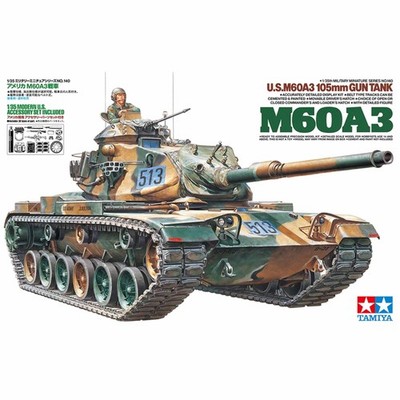 Tamiya 1/35 U.S. M60A3 105mm Gun Tank LIMITED EDITION RE-RELEASE TAM35140