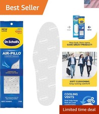 Lightweight AIR-PILLO Insoles - Exceptional Cushioning for Daily Comfort, 1 Pair