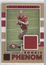 2017 Panini Donruss Rookie Phenom Jerseys Red CJ Beathard #27 0t6a