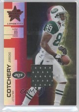 2007 Leaf Rookies & Stars Longevity Ruby Materials 219/250 Jerricho Cotchery 0o9