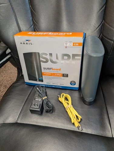 ARRIS SURFboard G36 DOCSIS 3.1 Wi-Fi 6 Cable Modem Gateway Clean In Box!