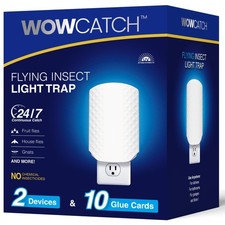 Wowcatch Flying Insect Trap For Indoors Plug-...