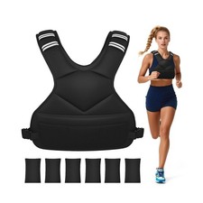 Adjustable Weighted Vest for Women Men, 4-10lb/12-18lb/ Vest with 6 Ironsand ...