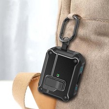 Protective Case Heavy Duty Armor Cover Keychain For AirPods 1st/2nd 3rd Gen Pro.