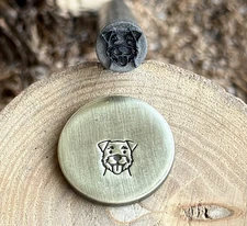 Border Terrier Dog Metal Stamp Marking Steel Die Impact Punch Stamp Tool