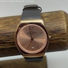 Women's Skagen Denmark Rose Tone Leather Watch, 20.2g — photo 1