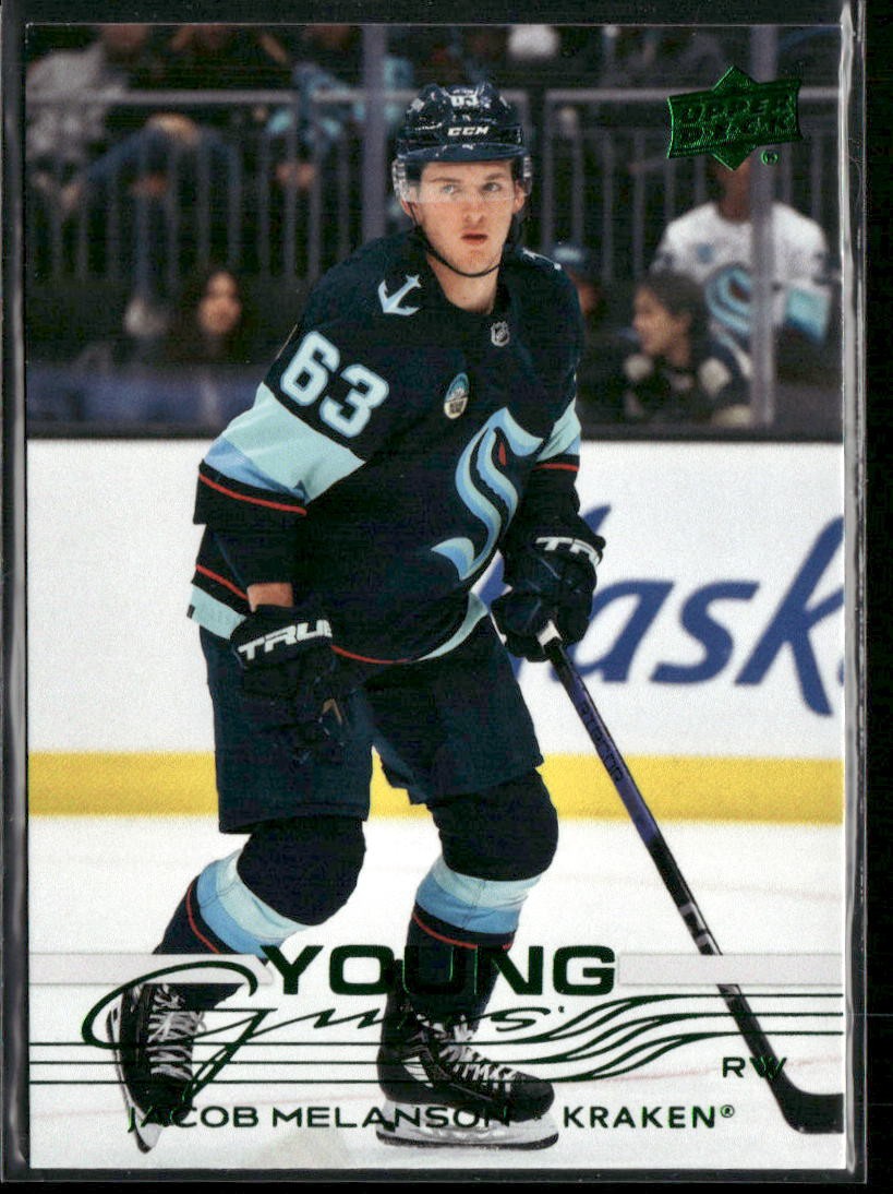 2025-26 Upper Deck Jacob Melanson Holiday Young Guns RC #230 Seattle Kraken