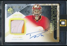 2022 Upper Deck SP Authentic Dustin Wolf Future Watch Auto Patch /100 PSA 10