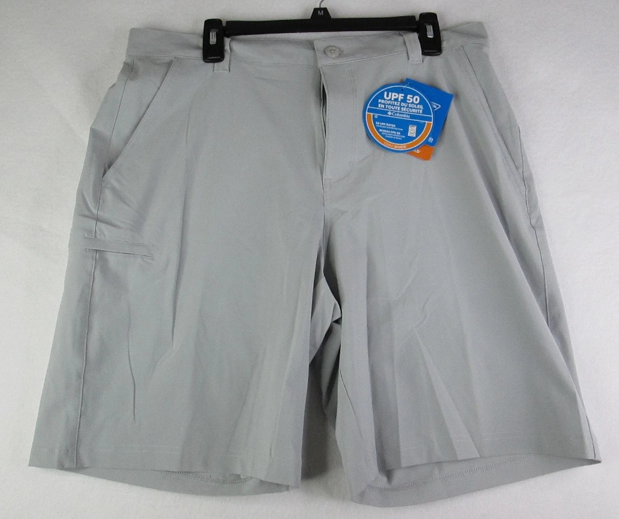 Columbia PFG Grander Marlin II Offshore Short Men's 36 10" Inseam Grey Omni-Shie