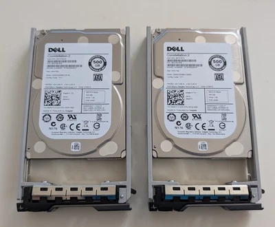 2 x Seagate 500GB 7.2k 2.5" ST9500620NS - Dell PowerEdge R610 R620 R630 R710R720 - Image 1 of 4