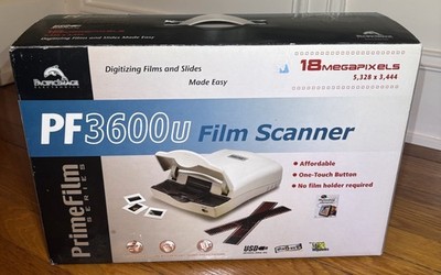 Pacific Image Electronics Primefilm PF3600U 35mm Film and Slide Scanner NEW