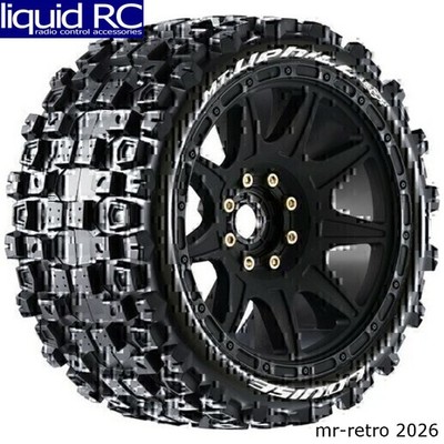 Louise RC LT3354SB Mt-Uphill Speed 1/8 Monster Truck Tires 0 & 1/2 Offset 17mm
