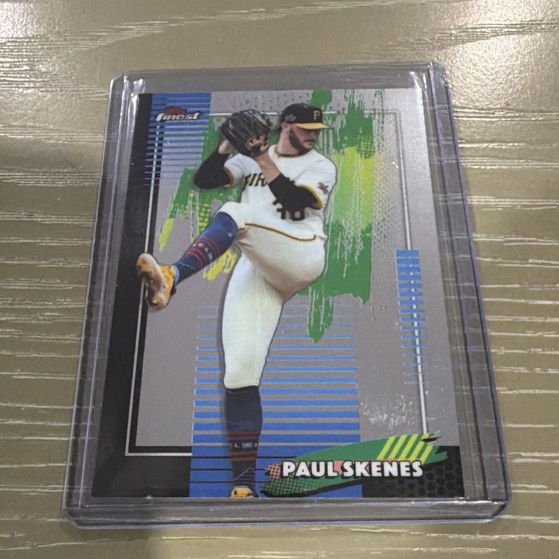 Topps Finest Paul Skenes Base Set #10 Pittsburgh Pirates 2025