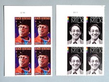 2014 Choice of Forever Plate Blocks! MNH US Stamps! Shirley Chisholm Harvey Milk