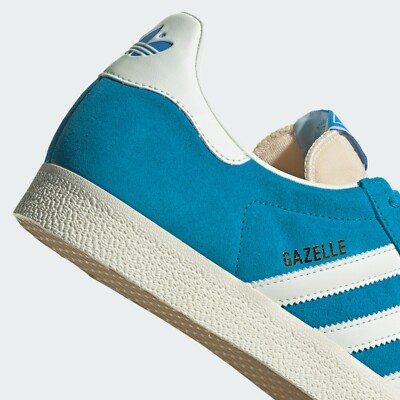 Adidas Gazelle Shoes Originals Sneakers Bold Aqua/Off White