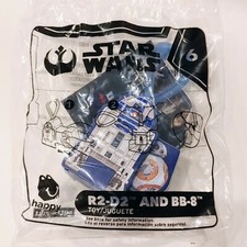 Star Wars 6 R2-D2 and BB8 McDonalds Happy Meal Toy 2019 Rise of Skywalker NEW
