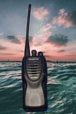 PARTS! Kenwood PROTALK TK-3300 Untested UHF FM marine boat radio walkie