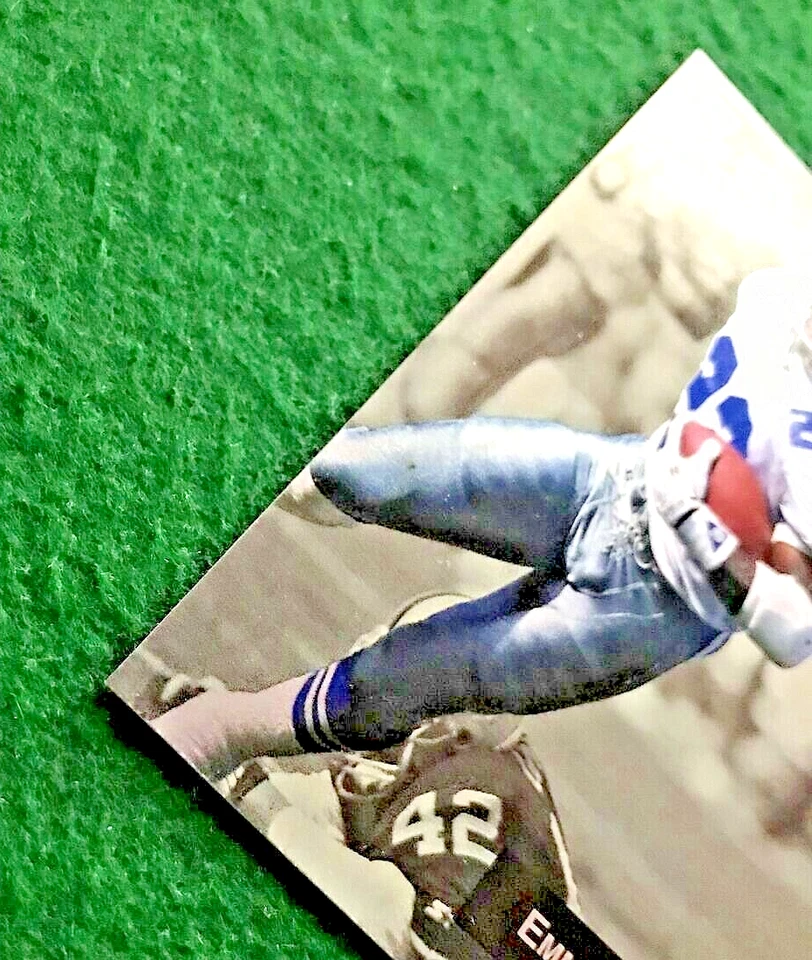 1993 Playoff #10 Emmitt Smith Dallas Cowboys Florida Gators NFL - Image 2 of 4