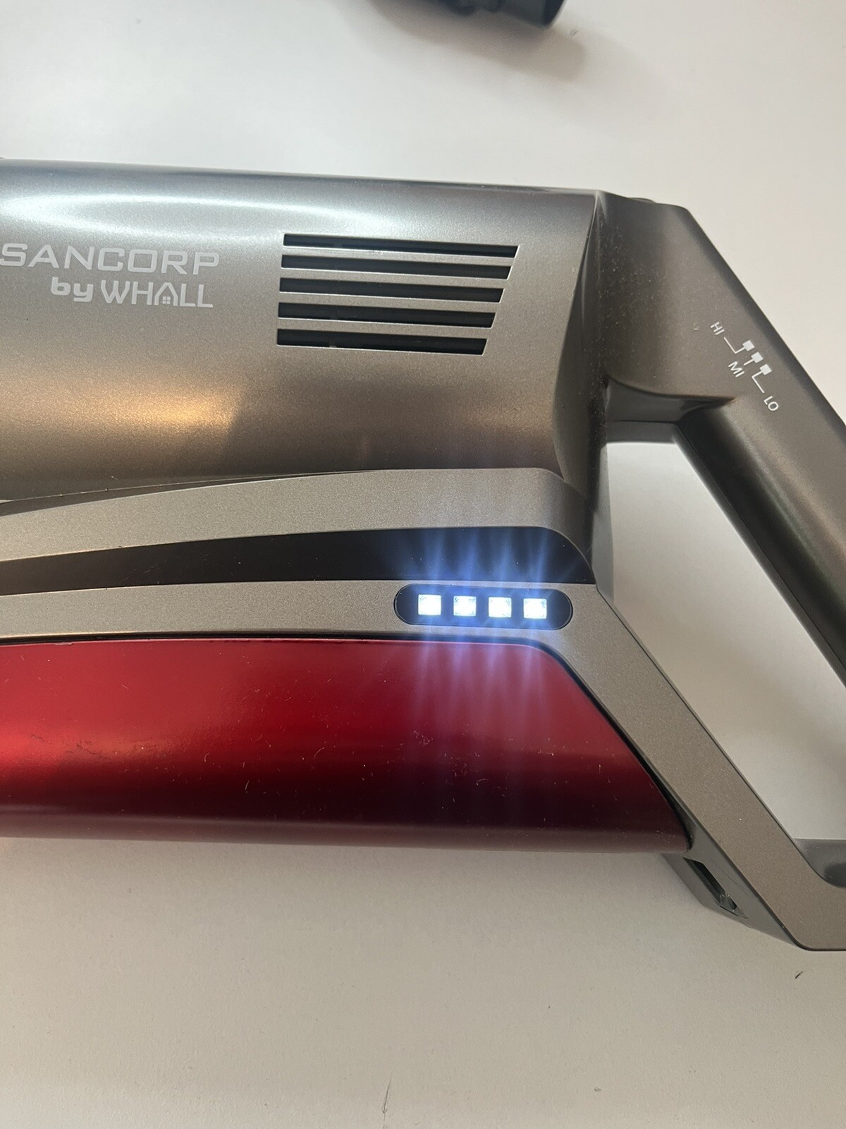 Sancorp by WHALL. Batterycyclone vacuum cleaner. EV691H. Red/black