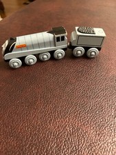 Thomas  Friends Wooden Railway Train 2003 Spencer Engine and Tender