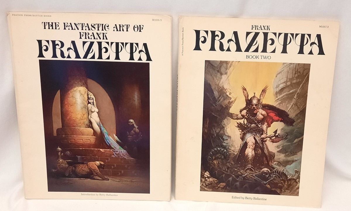 The Fantastic Art of Frank Frazetta and book two | eBay