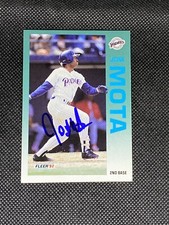Jose Mota San Diego Padres 1992 Fleer Signed Auto Card #616 ~ COA