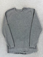 Lululemon Athletica TECH Crew Sweater Men's Large Gray