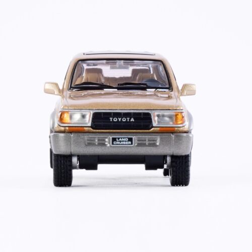 Masdi 1:64 Gold Land Cruiser LC80 1994 modellino fuoristrada vintage auto metallo pressofuso - Foto 4 di 15