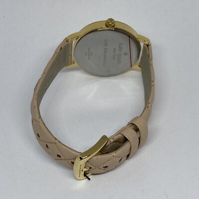 Kate Spade New York Metro 0785 Women Beige Leather Analog Dial Wrist Watch VK117 Kate Spade New York Metro 0785 Women main image 4