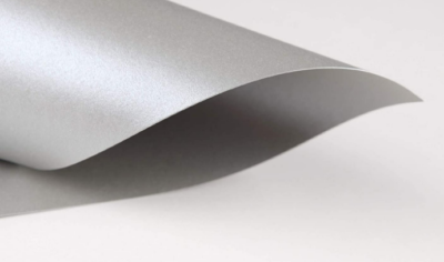 20 Sheets A4 White Pearlescent Paper – Peregrina Majestic, Shimmer Both Sides, 120gsm – Made In Italy
