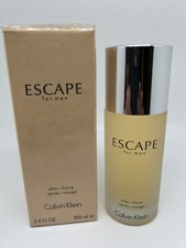 ESCAPE FOR MEN by CALVIN KLEIN 3.4 oz / 100 ML After Shave Pour Frosted Bottle