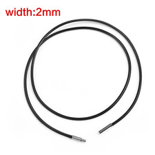 Handmade Waxed Braid Rope  Leather Chain Necklace Men Women 45-60cm UK