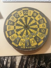Vintage 9 Inch Dartboard Made In England