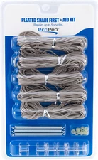 Recpro RV Pleated Shade Repair Kit | Day Night Window Shade Restringing Kit (Tan