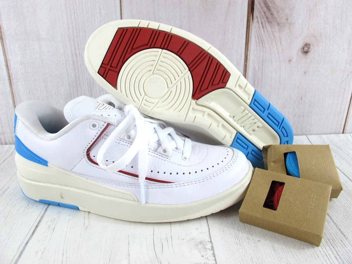 靴 29cm NIKE AIR JORDAN 2 DX4401 - 164 Nike Air Jordan 2 Low Retro UNC to Chicago White Blue Red