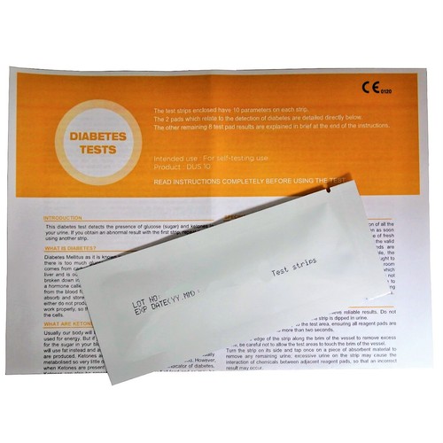 2 x Diabetes Glucose Ketone Home Urine Test Strip Kits