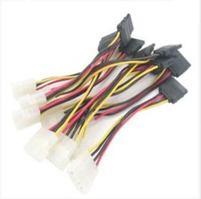 10PCS High Quality IDE to Serial ATA SATA HDD Power Adapter Cable PC US FAST